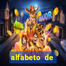 alfabeto de caligrafia bonita